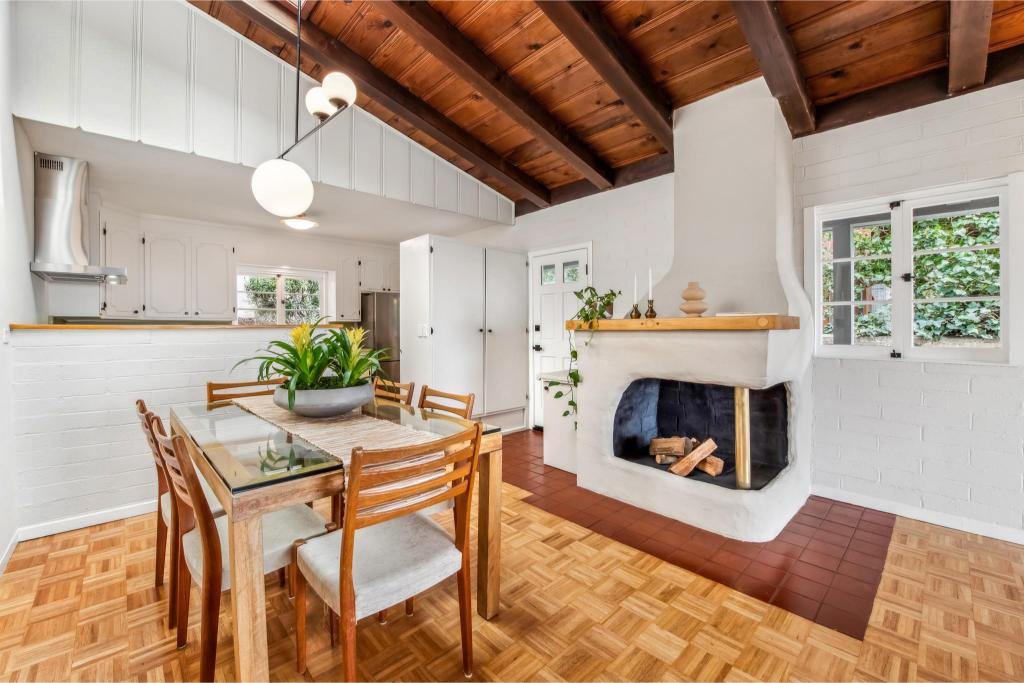 134 Lawson Rd, Kensington, Dining Room and Fireplace after